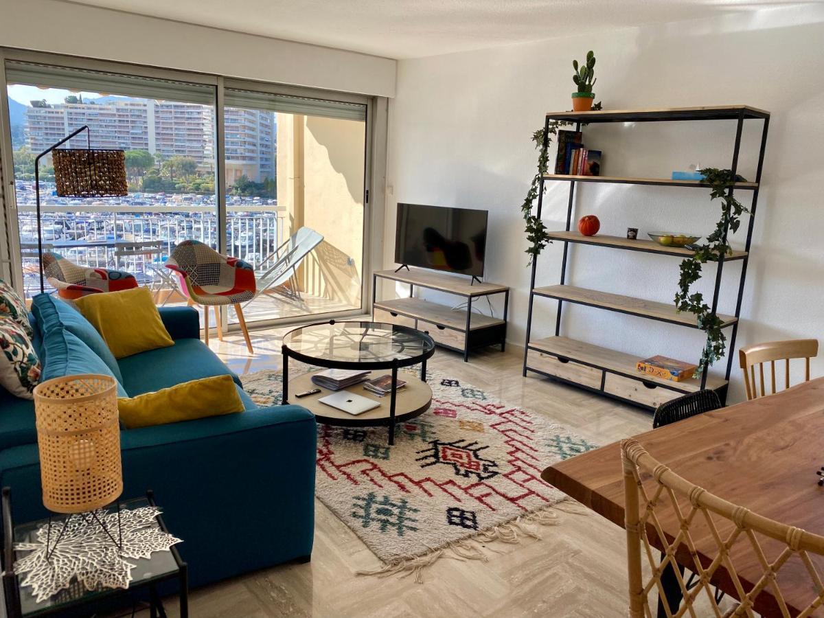 Appartement Lumineux 6 Places Avec Vue Sur Marina Mandelieu Exterior foto